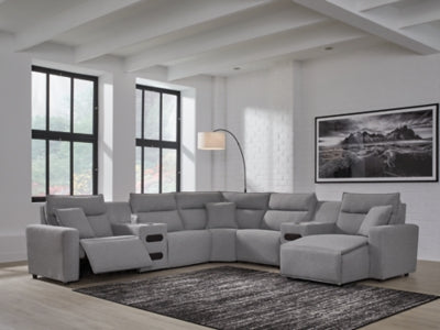 Modmax Power Reclining Sectional with Chaise - Great Lake Furnishings  (MI)
