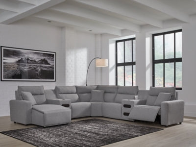 Modmax Power Reclining Sectional with Chaise - Great Lake Furnishings  (MI)