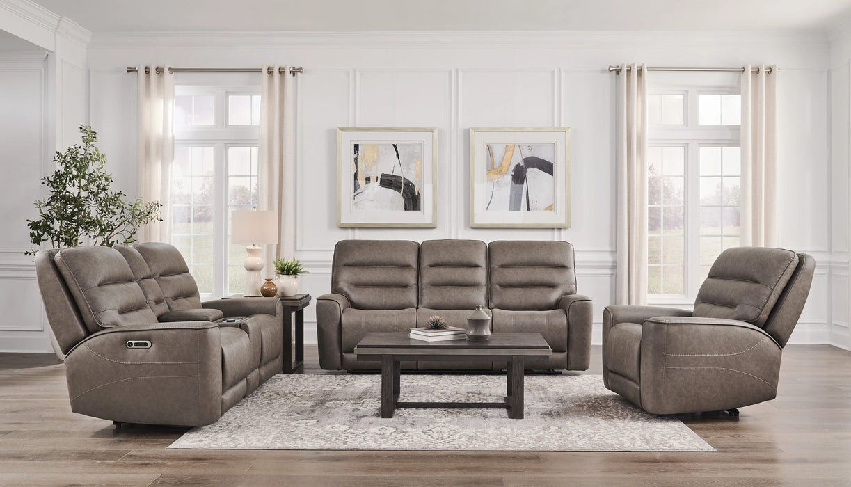 Parker Living Lawson - Sydney Brunette Power Zero Gravity Tilt Console Loveseat P2