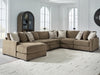 Camellia-Court Sectional with Chaise - Great Lake Furnishings  (MI)