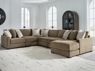 Camellia-Court Sectional with Chaise - Great Lake Furnishings  (MI)