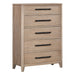 Parker House Breckenridge - Bedroom Queen Bed 2 Nightstands Dresser with Mirror and Chest