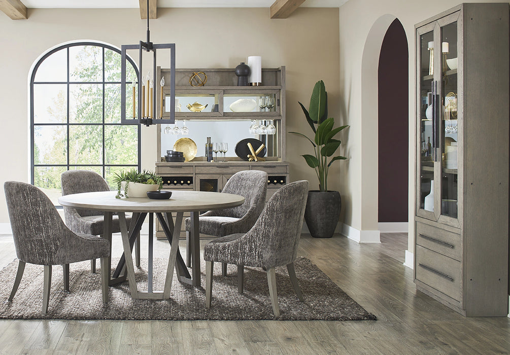 Parker House Pure Modern Dining 60 Inch Round Table with Wood Base