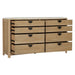 Parker House Escape - Bedroom 8 Drawer Dresser and Mirror