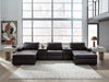 Modmax II Double Chaise Sectional with Audio Consoles - Great Lake Furnishings  (MI)