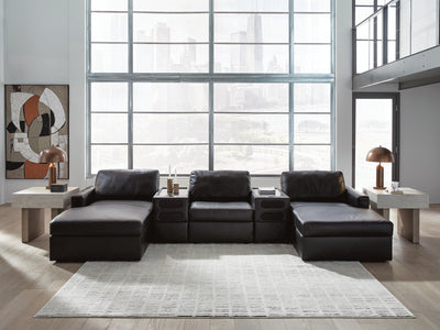 Modmax II Double Chaise Sectional with Audio Consoles - Great Lake Furnishings  (MI)