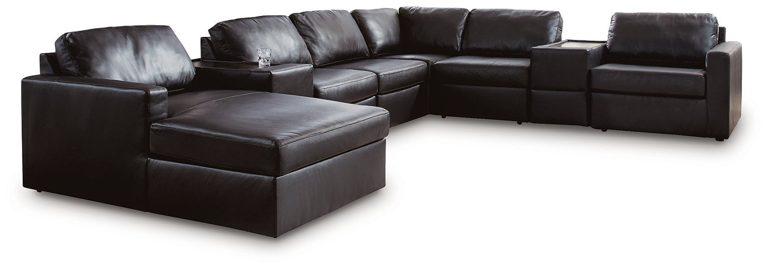 Modmax II Sectional with Chaise and Storage Consoles - Great Lake Furnishings  (MI)