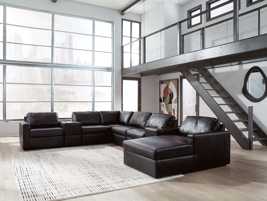 Modmax II Sectional with Chaise and Storage Consoles - Great Lake Furnishings  (MI)