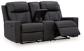 Mackmenville Reclining Loveseat with Console - Great Lake Furnishings  (MI)
