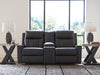 Mackmenville Reclining Loveseat with Console - Great Lake Furnishings  (MI)