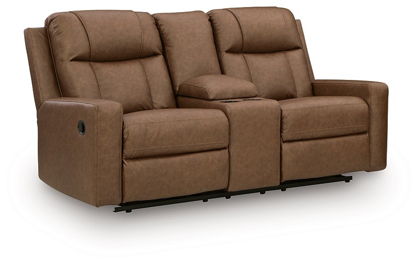 Mackmenville Reclining Loveseat with Console - Great Lake Furnishings  (MI)