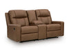 Mackmenville Reclining Loveseat with Console - Great Lake Furnishings  (MI)
