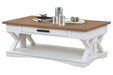 Parker House Americana Modern Cocktail Table with 2 Chairside Tables