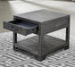Parker House Veracruz End Table in Rustic Charcoal