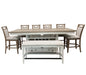 Parker House Americana Modern Dining 49 Inch Upholstered Counter Bench