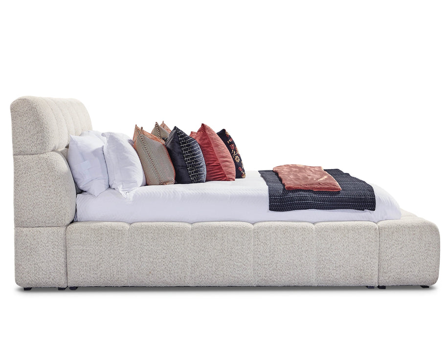 Parker Living Sleep Escape - Fluffy River Rock Queen Upholstered Bed