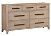 Parker House Breckenridge - Bedroom King Bed 2 Nightstands Dresser with Mirror and Chest