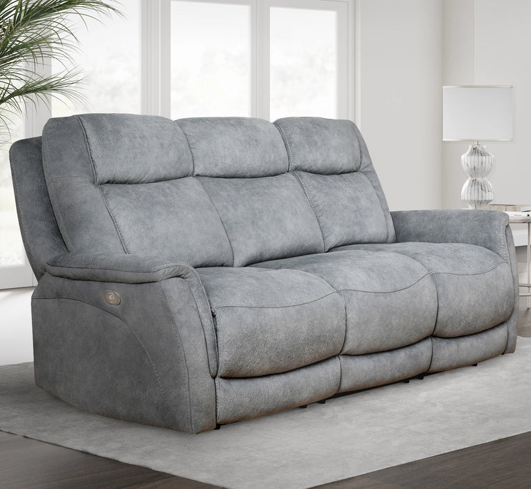 Parker Living Linus - Hudson Grey Power Reclining Sofa and Two Recliners