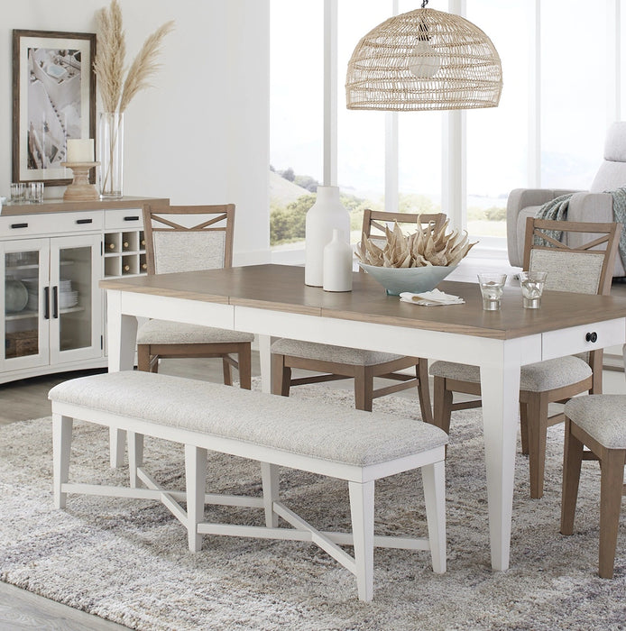 Parker House Americana Modern Dining 49 Inch Upholstered Counter Bench