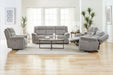 Parker Living Richland - Bristol Grey Power Reclining Sofa