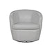 Parker Living Barolo 100% Italian Leather Swivel Club Chair Two Pack
