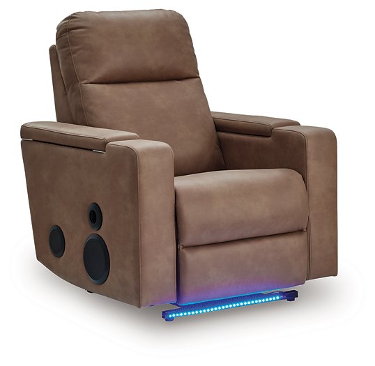 Lorrenton Power Glider Recliner with Audio System - Great Lake Furnishings  (MI)