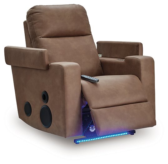 Lorrenton Power Glider Recliner with Audio System - Great Lake Furnishings  (MI)