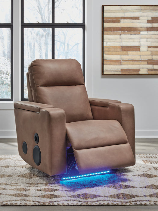 Lorrenton Power Glider Recliner with Audio System - Great Lake Furnishings  (MI)