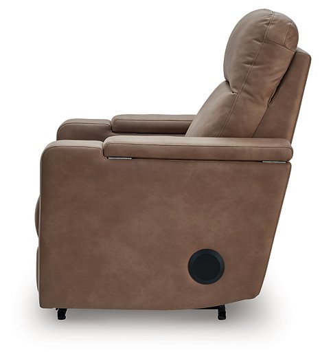 Lorrenton Power Glider Recliner with Audio System - Great Lake Furnishings  (MI)