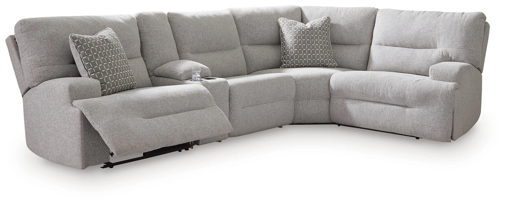 Acklen Place Power Reclining Sectional with Storage Console