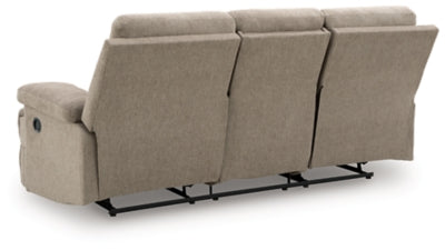 Side-Swipe Reclining Sofa with Drop Down Table - Great Lake Furnishings  (MI)