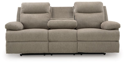 Side-Swipe Reclining Sofa with Drop Down Table - Great Lake Furnishings  (MI)