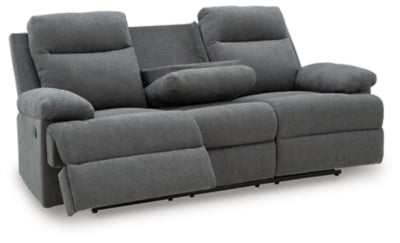 Side-Swipe Reclining Sofa with Drop Down Table - Great Lake Furnishings  (MI)