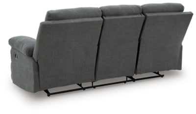 Side-Swipe Reclining Sofa with Drop Down Table - Great Lake Furnishings  (MI)
