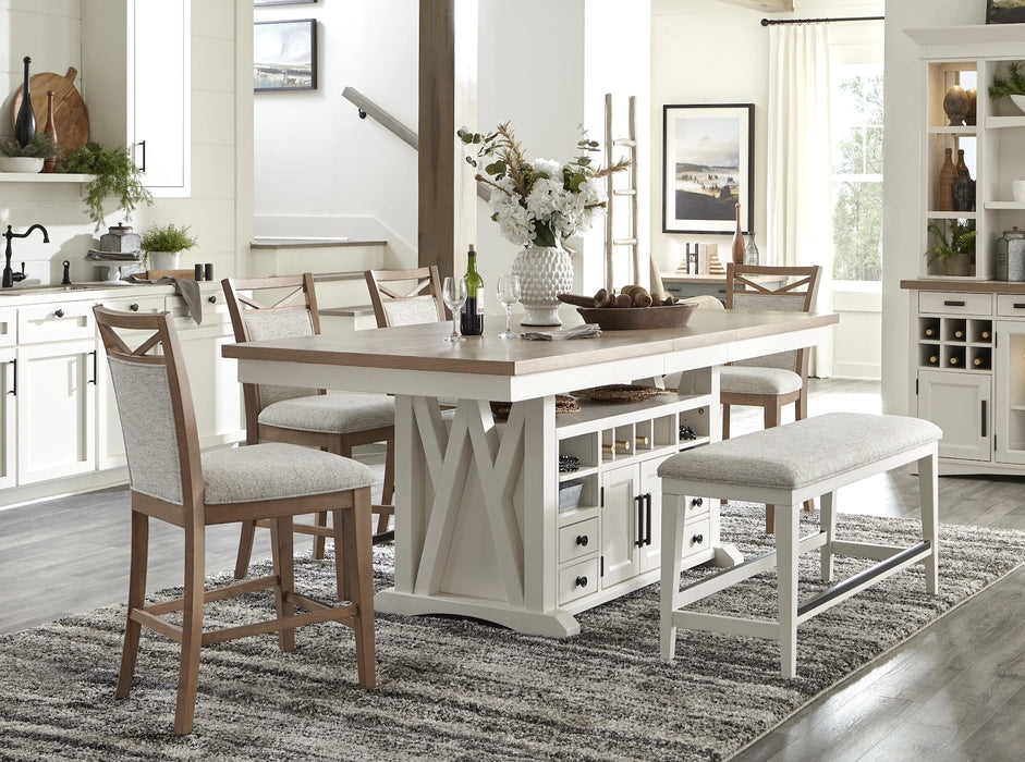 Parker House Americana Modern Dining Upholstered Counter Chair (2/CTN Sold in pairs)