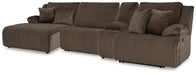 Top Tier Reclining Sectional with Chaise - Great Lake Furnishings  (MI)