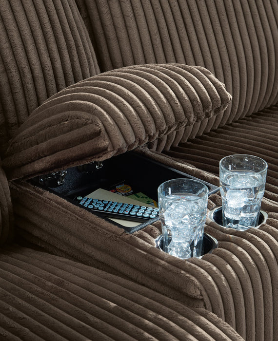 Top Tier Reclining Sectional with Chaise - Great Lake Furnishings  (MI)