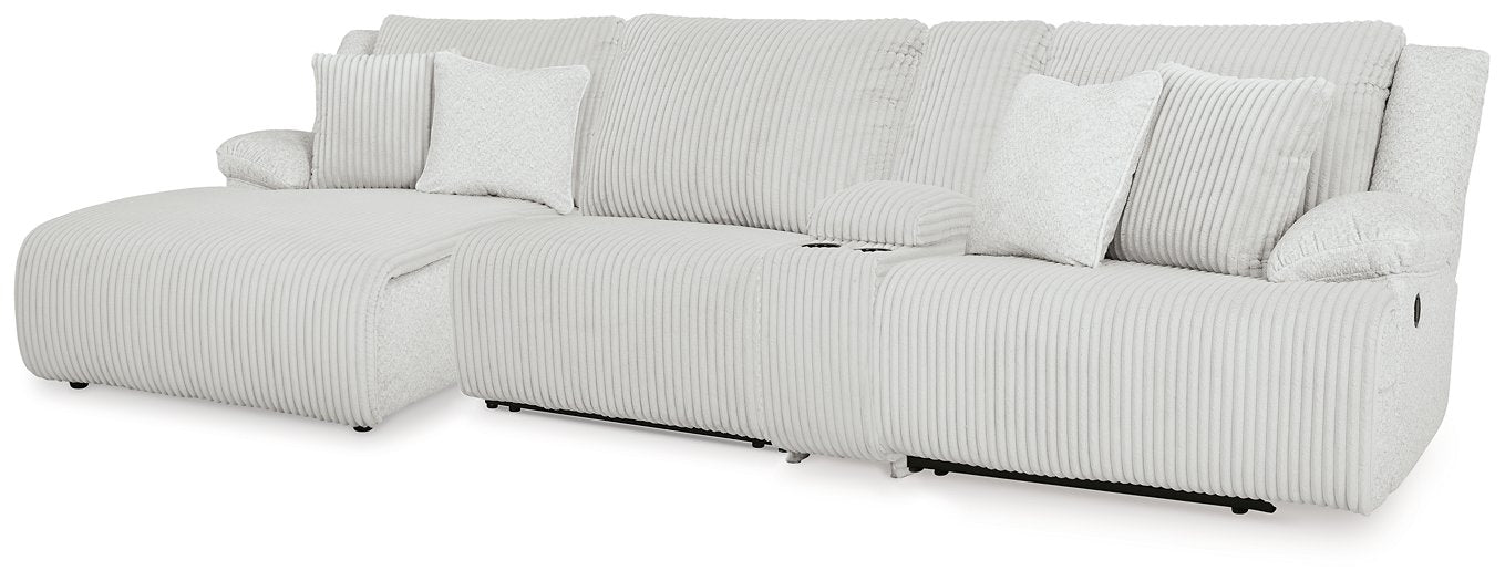 Top Tier Reclining Sectional with Chaise - Great Lake Furnishings  (MI)