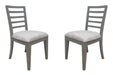 Parker House Pure Modern Dining Ladder Back Dining Chair Two Pack