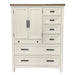 Parker House Americana Modern Bedroom 7 Drawer Door Chest with Workstation
