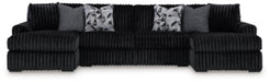 Midnight-Madness Sectional with Chaise - Great Lake Furnishings  (MI)