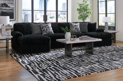 Midnight-Madness Sectional with Chaise - Great Lake Furnishings  (MI)