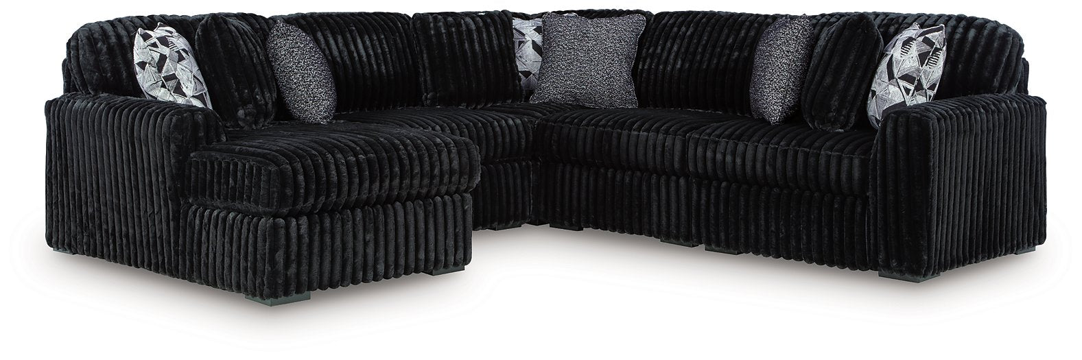 Midnight-Madness Sectional with Chaise - Great Lake Furnishings  (MI)