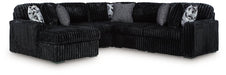 Midnight-Madness Sectional with Chaise - Great Lake Furnishings  (MI)