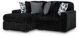 Midnight-Madness Sectional with Chaise - Great Lake Furnishings  (MI)