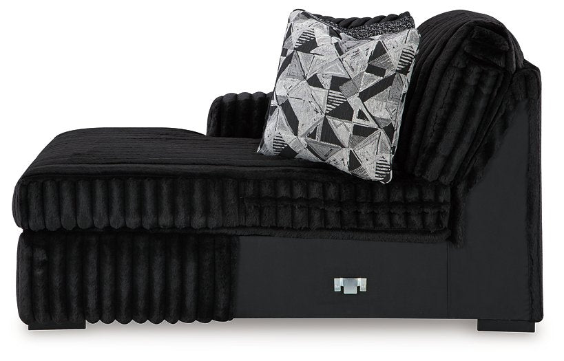 Midnight-Madness Sectional with Chaise - Great Lake Furnishings  (MI)