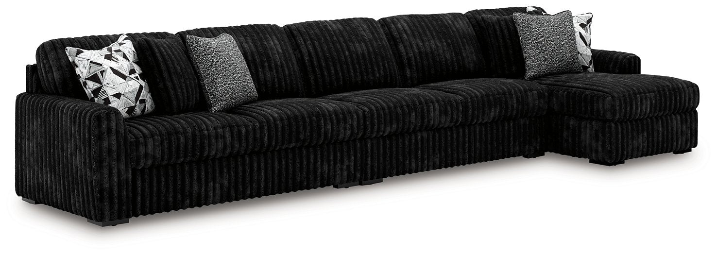 Midnight-Madness Sectional with Chaise - Great Lake Furnishings  (MI)