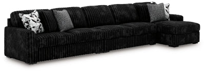 Midnight-Madness Sectional with Chaise - Great Lake Furnishings  (MI)