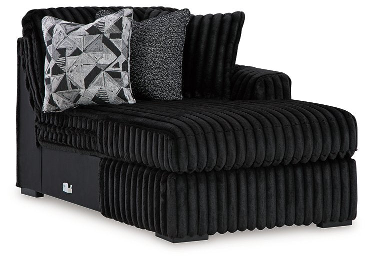 Midnight-Madness Sectional with Chaise - Great Lake Furnishings  (MI)