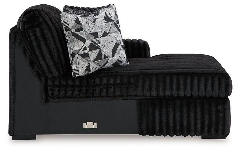 Midnight-Madness Sectional with Chaise - Great Lake Furnishings  (MI)